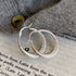 Cercei din argint Nia (Silver/Gold)